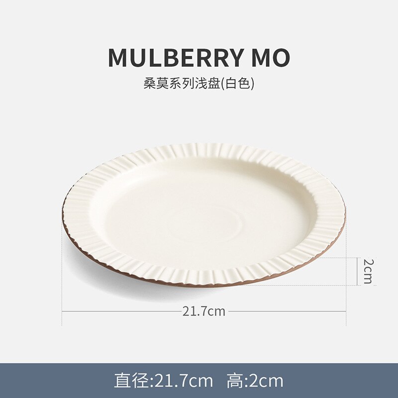 Porcelain Plates for Food Dinner Set Dishes Salad Soup Bowl Ceramic Plates and Bowls Set Tableware Set Service for