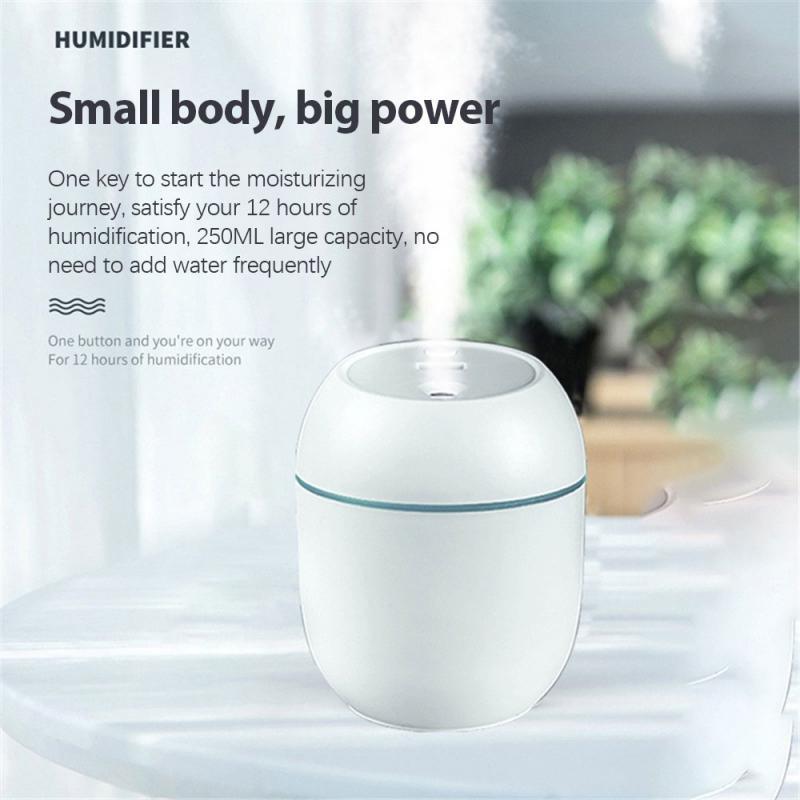 Mini Humidifier Usb For Household Use To Increase Air Humidity And Alleviate Skin Dryness Nightlight Mute Portable Desktop Small