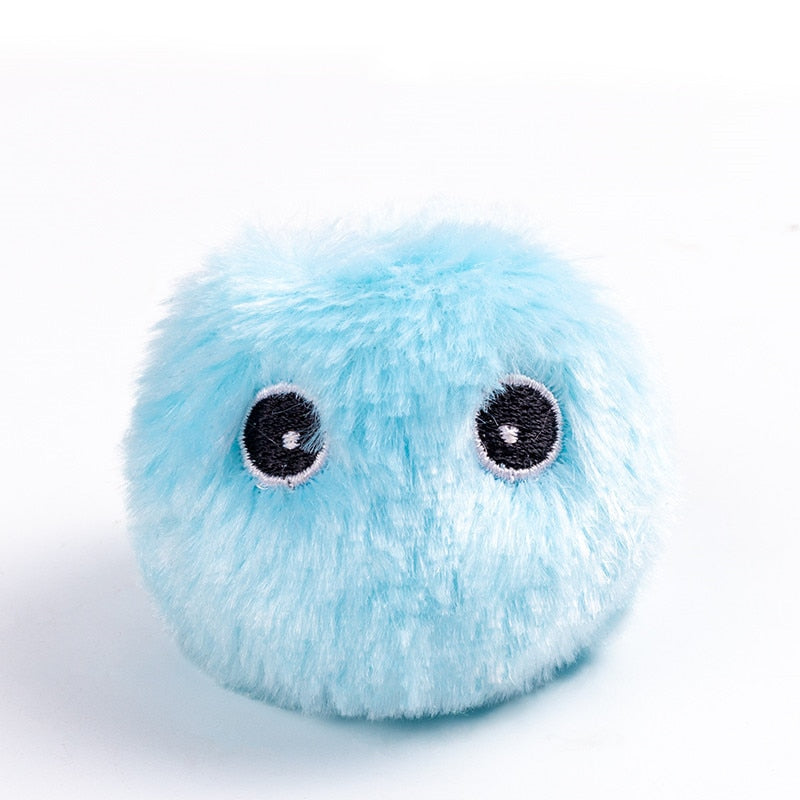Bolinha de pelúcia para gatos