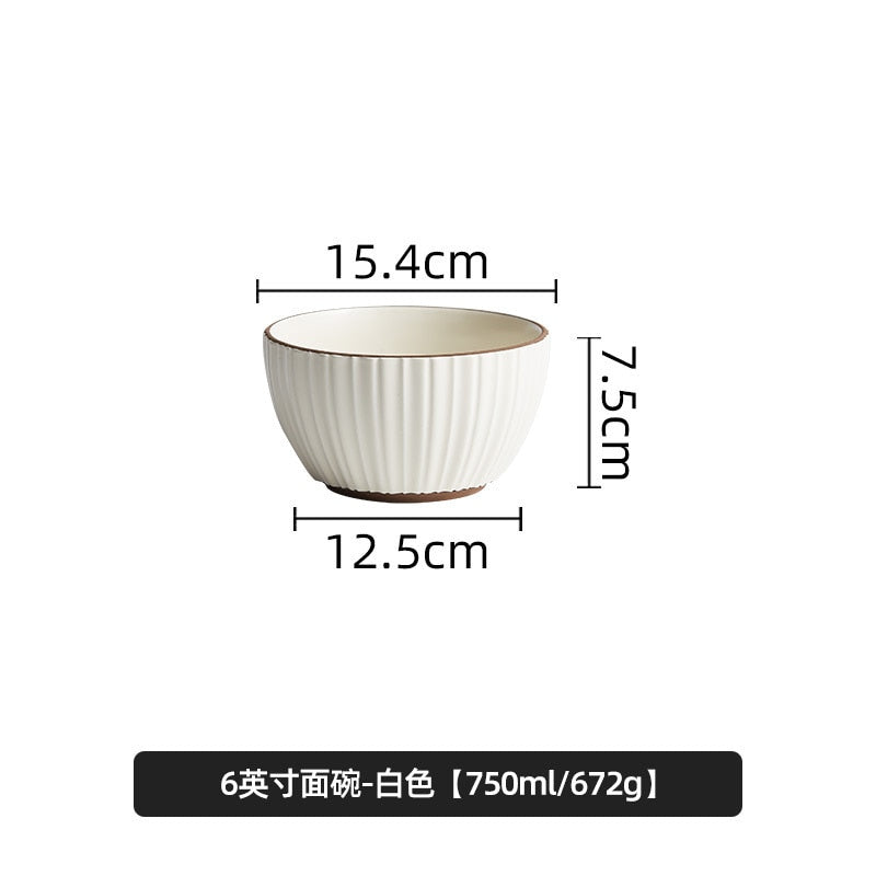 Porcelain Plates for Food Dinner Set Dishes Salad Soup Bowl Ceramic Plates and Bowls Set Tableware Set Service for
