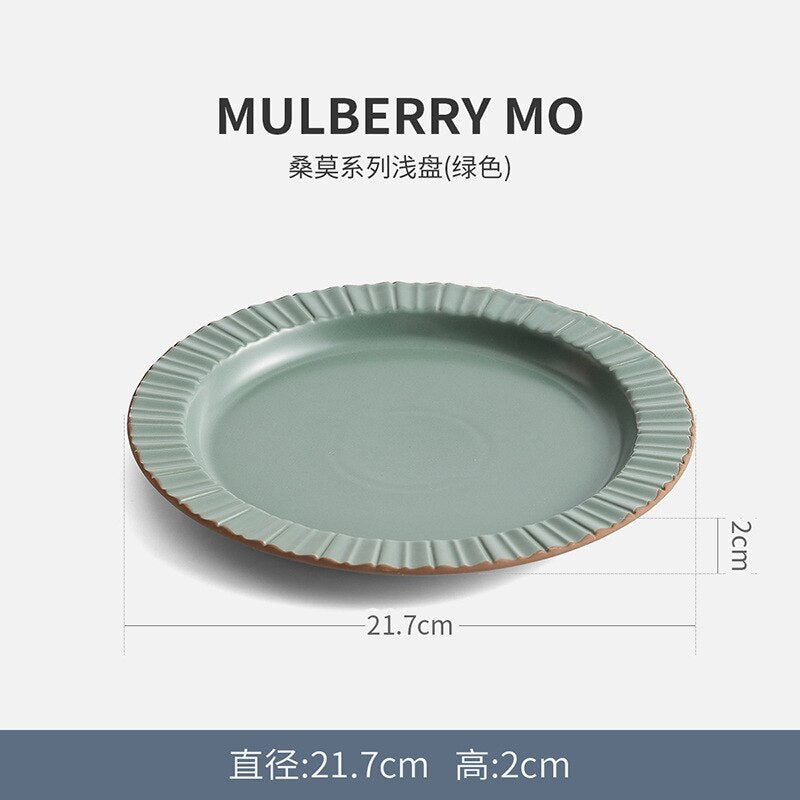 Porcelain Plates for Food Dinner Set Dishes Salad Soup Bowl Ceramic Plates and Bowls Set Tableware Set Service for