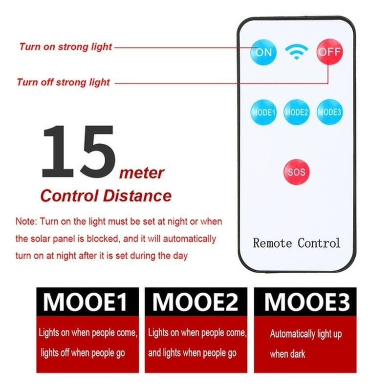 Luminária com luz solar